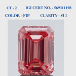 Fancy Pink Emerald Solitaire Diamond