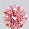 Round Fancy Pink Solitaire Diamond