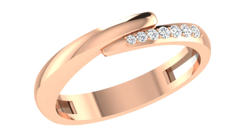 gold and diamond couple bands