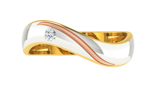 gold and diamond couple bands