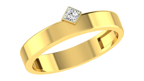 gold and diamond couple bands