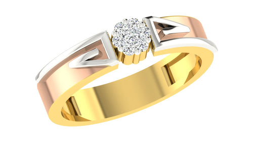 gold and diamond couple bands