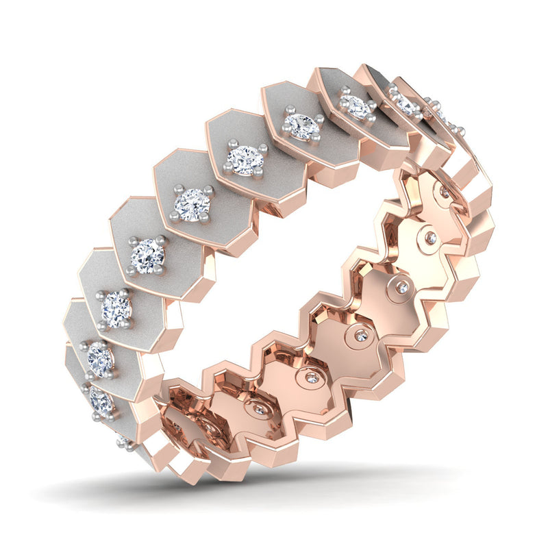 women's ring in rose gold