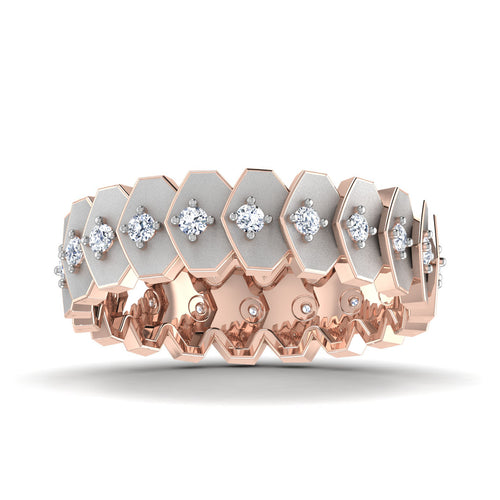 women's ring in rose gold