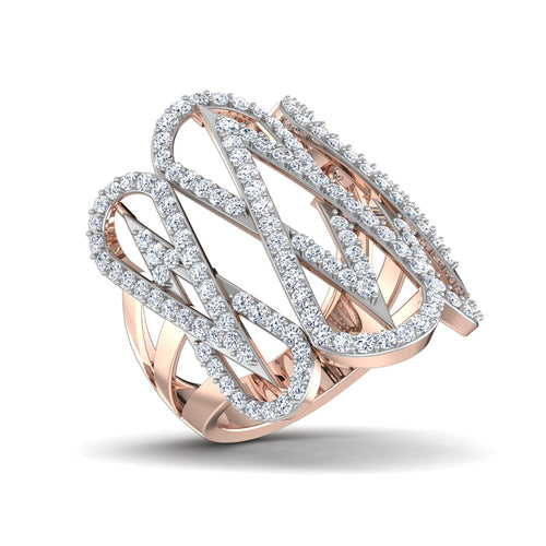 women's ring in rose gold