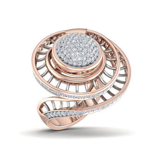 women's ring in rose gold