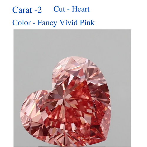 Fancy Pink Heart Solitaire Diamond