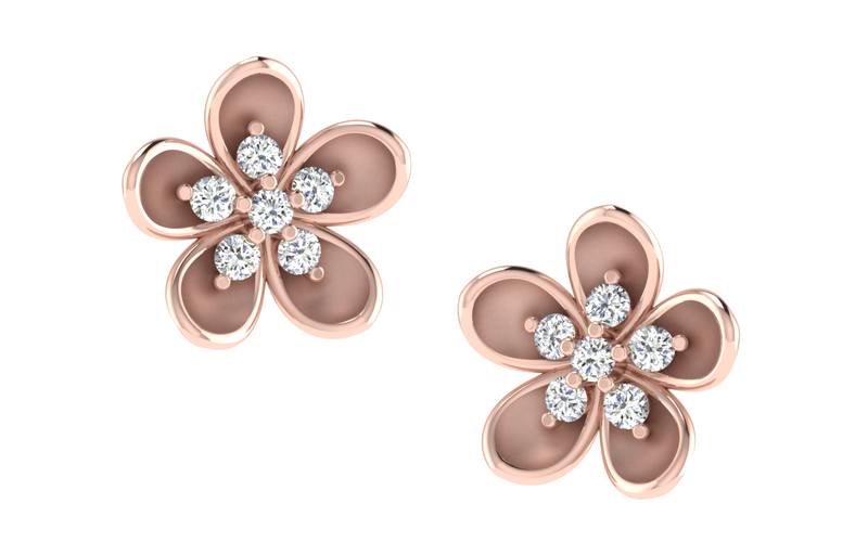 The Floral Diamond Earrings