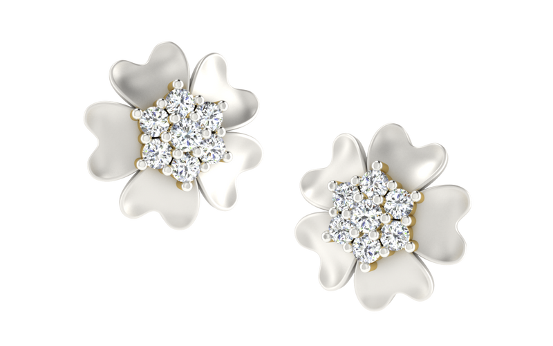 The Floret Diamond Earrings