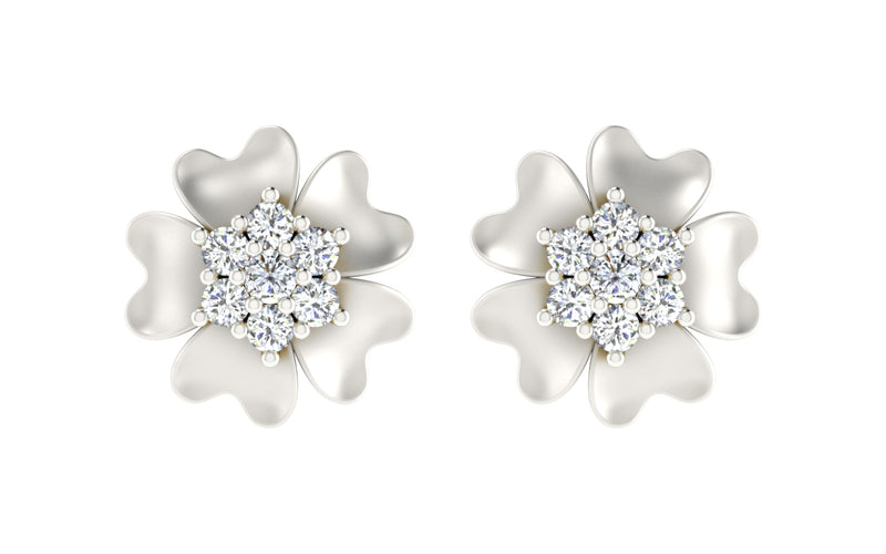 The Floret Diamond Earrings