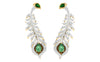 The Krishna Feather Diamond Earrings