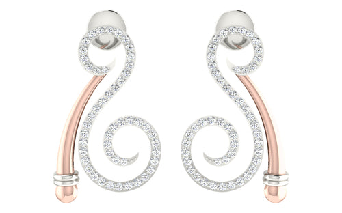 women's drop diamond earrings