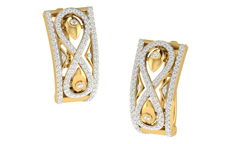 The Petrichor Diamond Earrings