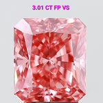 Radiant Fancy Vivid Pink Solitaire Diamond