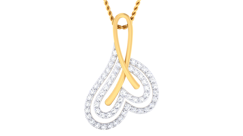 women's pendant in gold