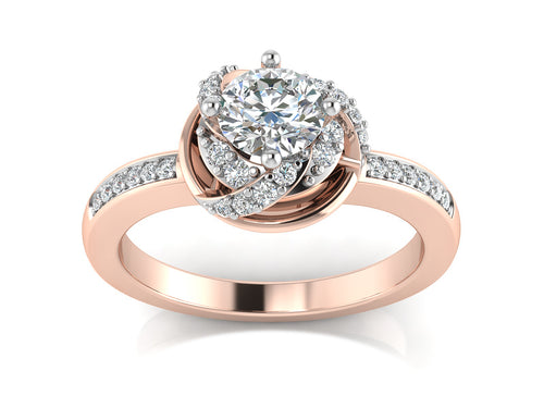 women's ring in rose gold