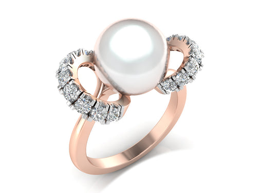 women's ring in rose gold