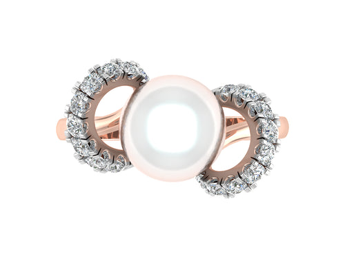 women's ring in rose gold