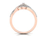 women's ring in rose gold