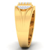 men's ring in gold and diamond