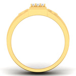 men's ring in gold and diamond