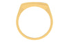 men's ring in gold and diamond