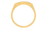 men's ring in gold and diamond