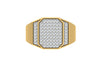 men's ring in gold and diamond