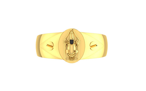 men's ring in gold and diamond