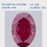 Oval Pink Solitaire Diamond